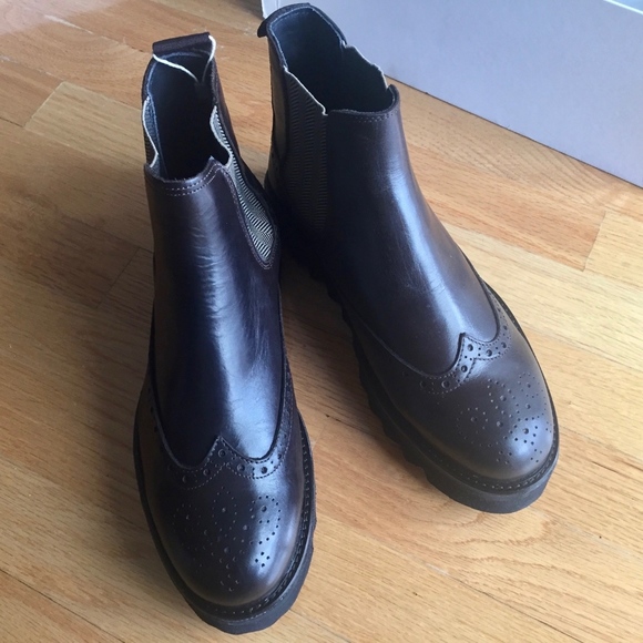 NEW BOTTEGA MARCHIGIANA CHELSE BOOTS M/ITALY 7 - Picture 1 of 7